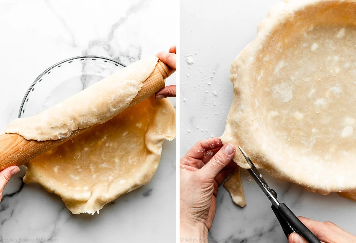add the pie crust to the pan.jpg