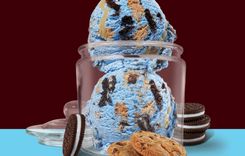 Baski Robbins Bringing Cookie Monster Ice Cream